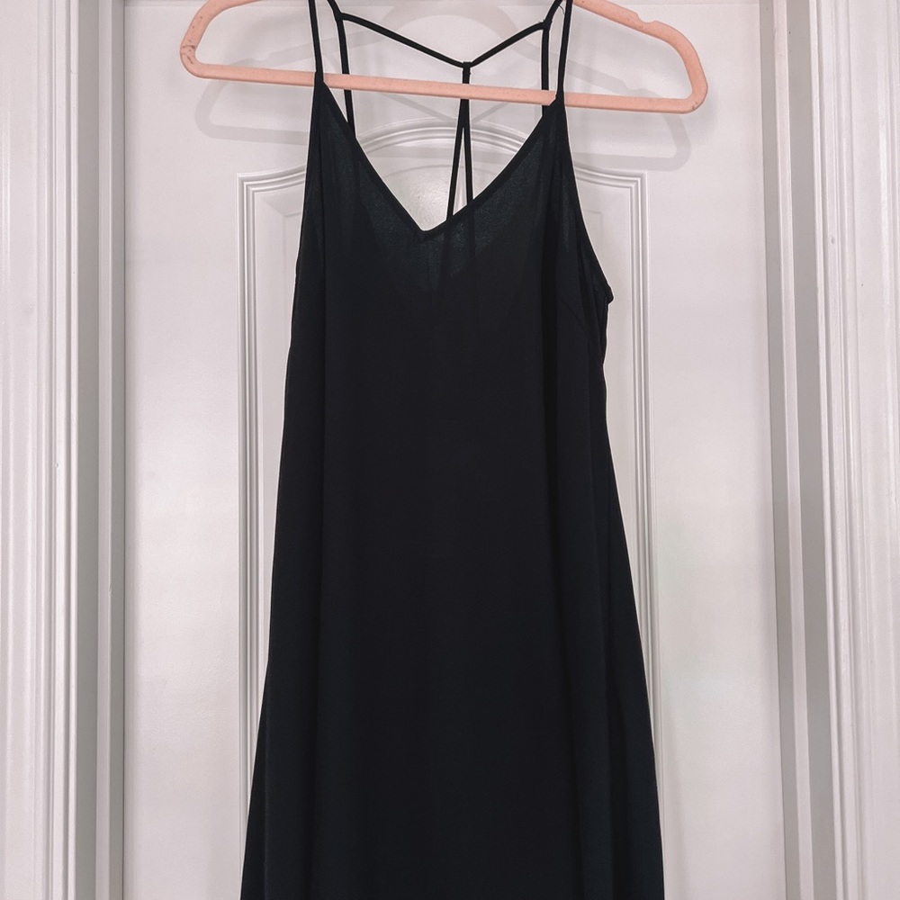 Lush - black mini shift dress